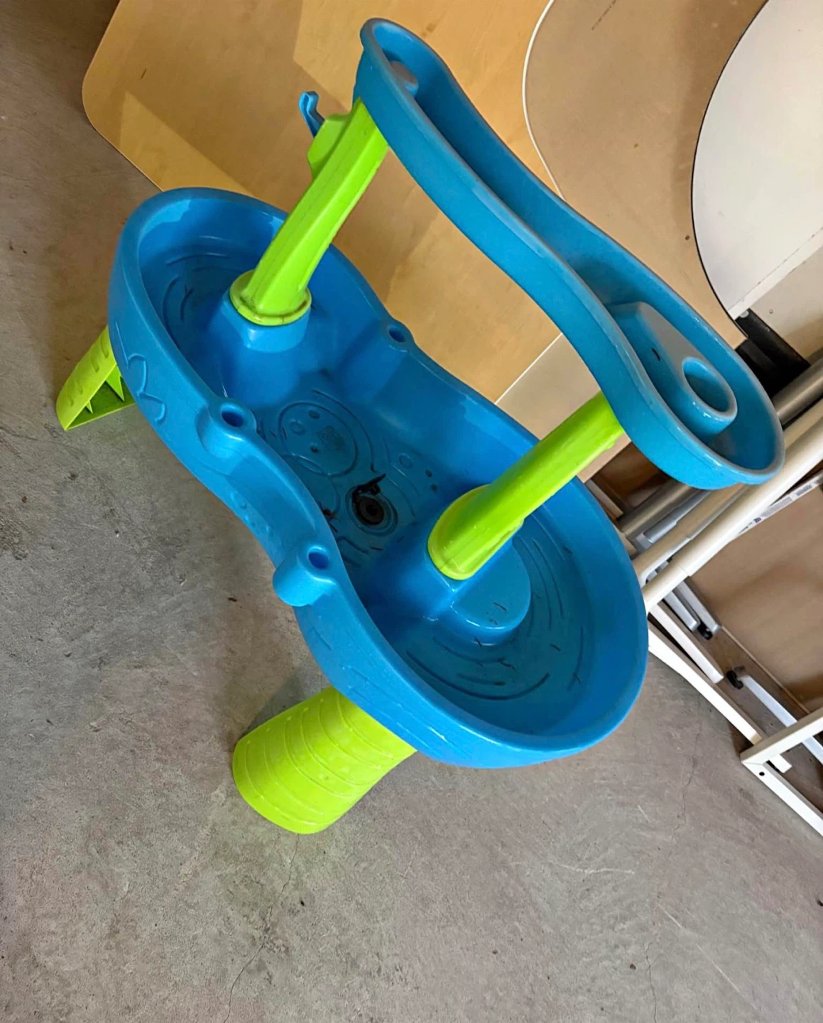 Blue and Green Water Play Table