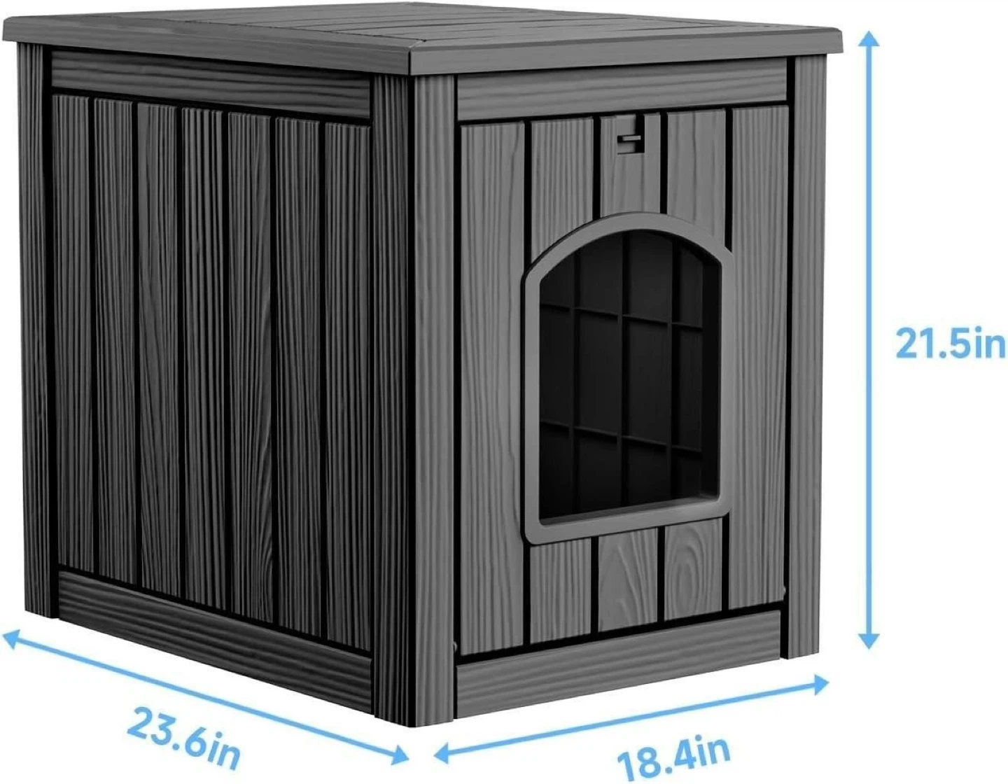 Brand new litter box enclosure Waterproof Resin Pet House - photo 4