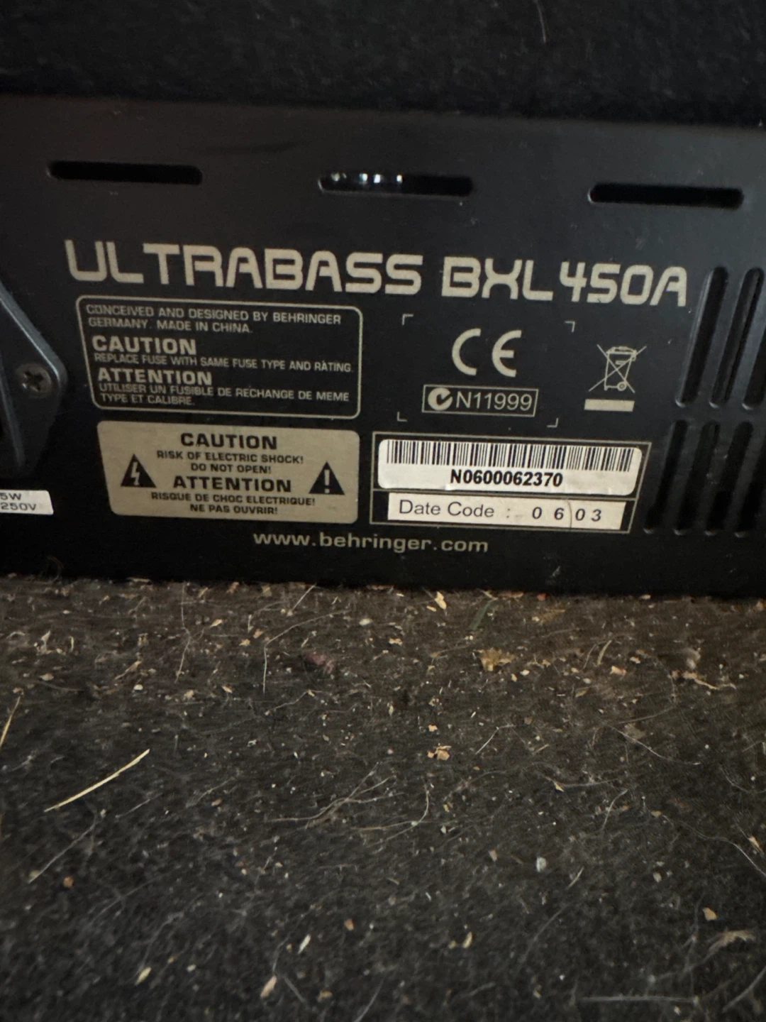 Behringer Ultrabass BXL450A 2-Channel Bass Workstation Amplifier - photo 2