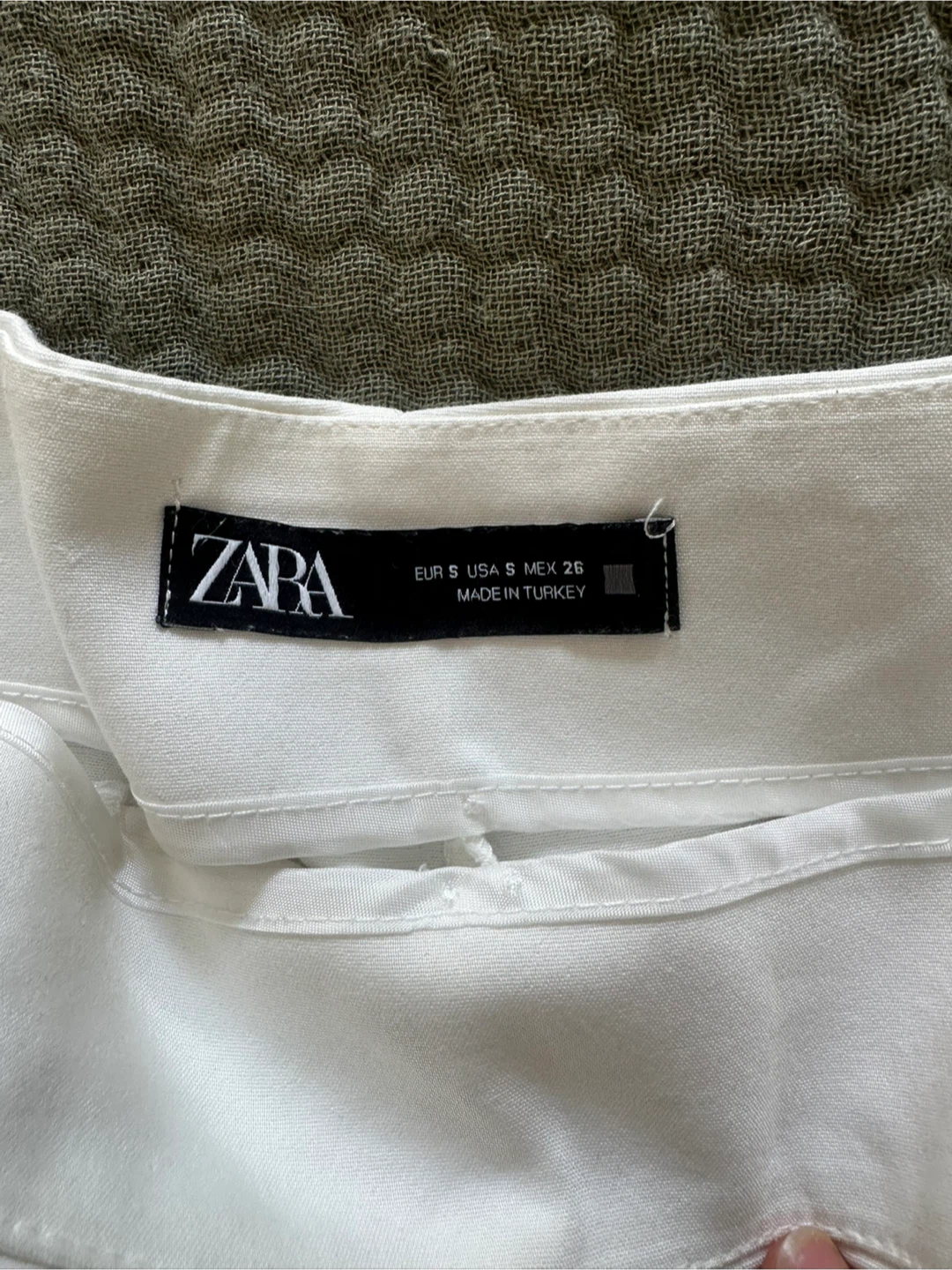 ZARA White Shorts Size S - photo 2