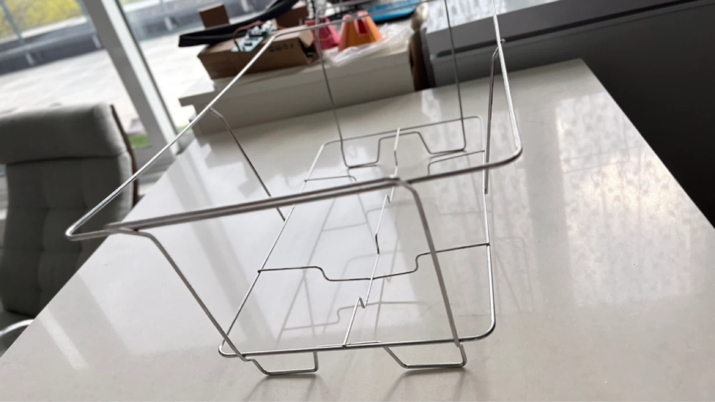 HUBERT Chafer Stand Wire Full Size Chrome Finish Economy - photo 5