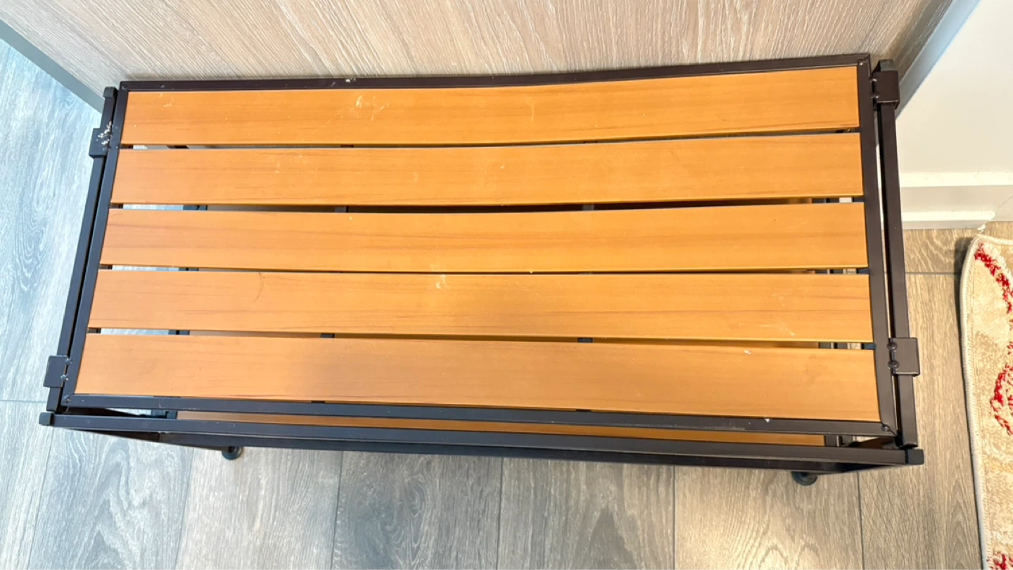 2-Tier Shoe Rack Bench - photo 3