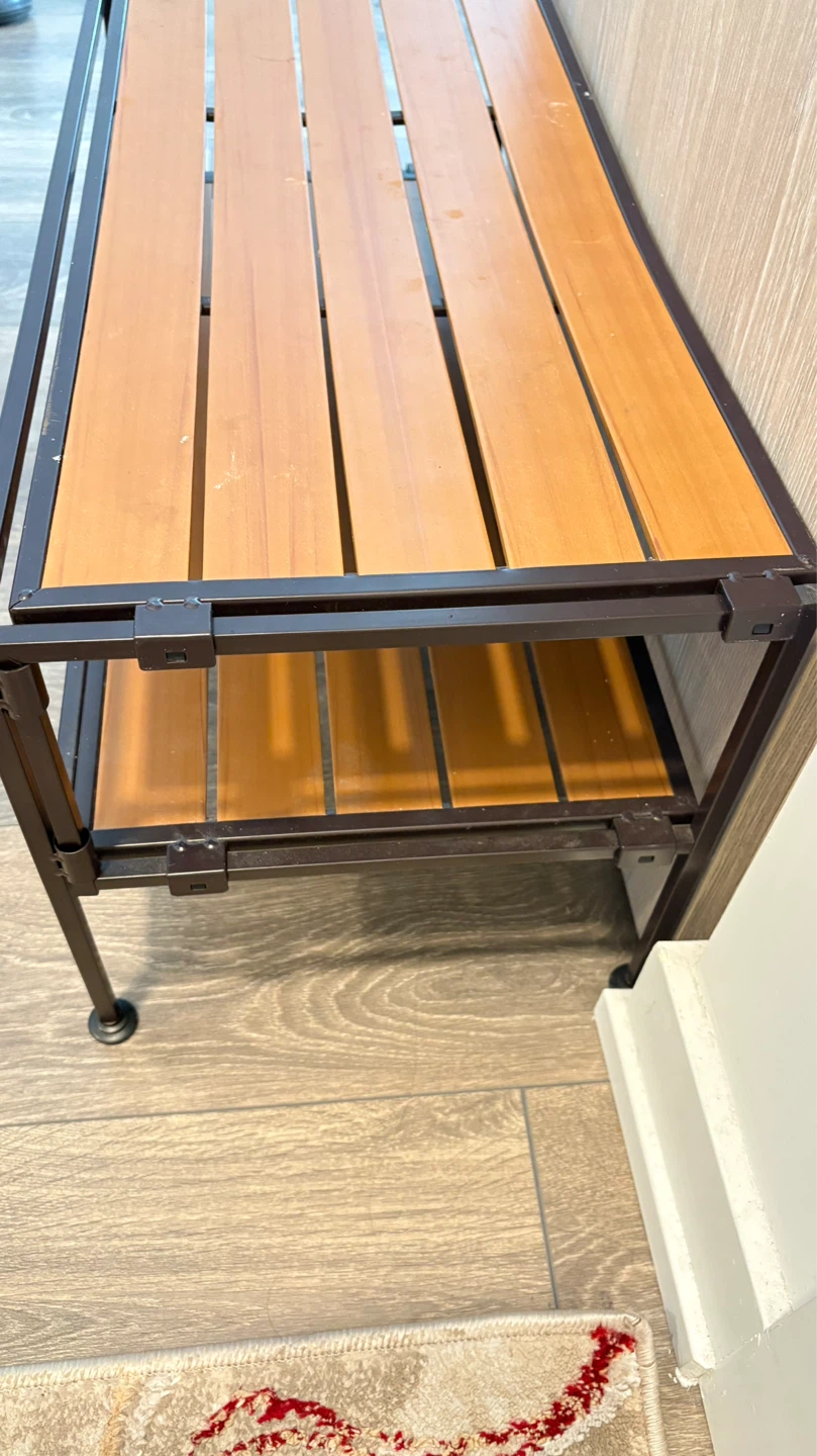 2-Tier Shoe Rack Bench - photo 4