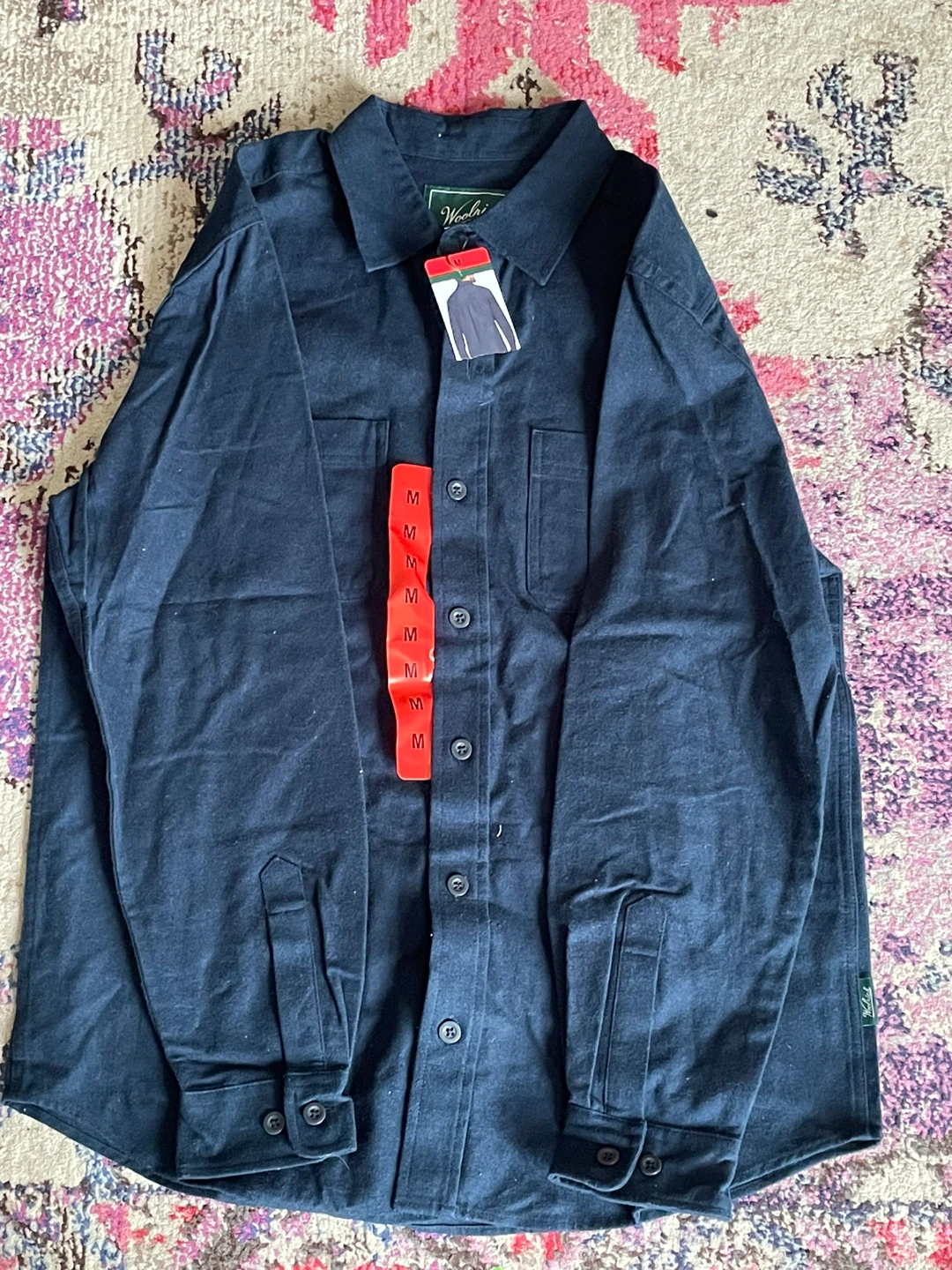 Woolrich The Green Label Collection Button-Up Shirt - Navy - M/M