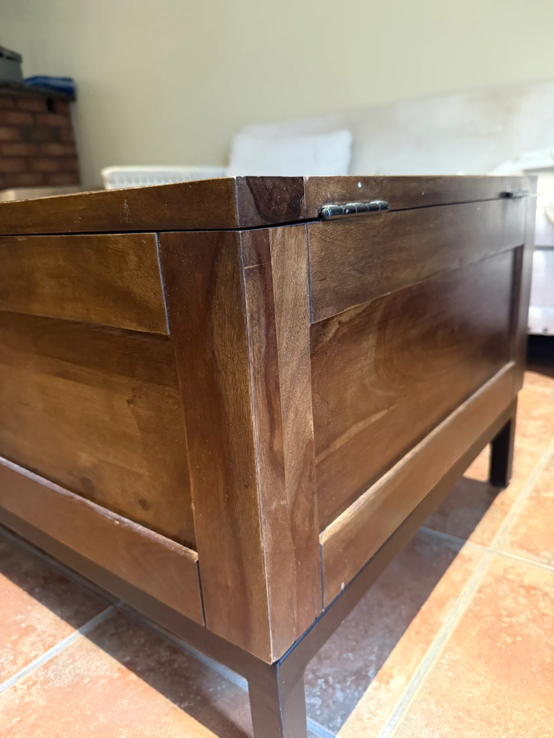 Create and barrel, Wooden Storage Chest Trunk - photo 3