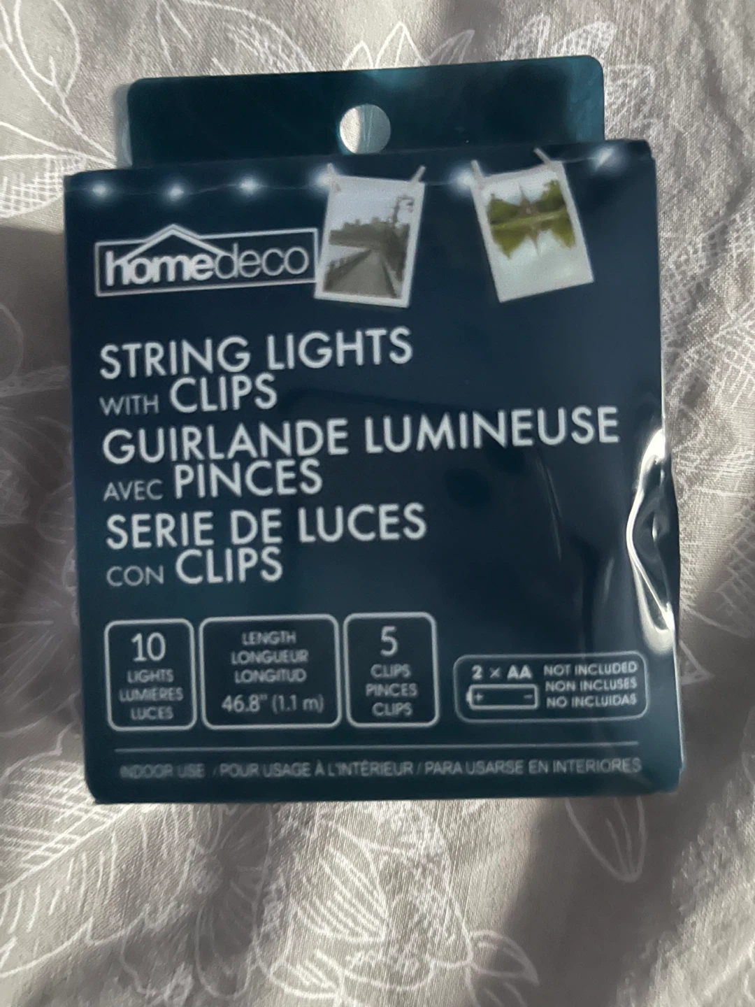 String lights, picture frame, frame stand & cord keeper - photo 2