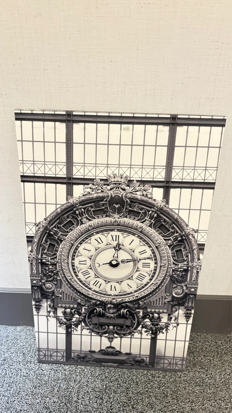 Decorative Wall Clock - Eiffel Tower Design