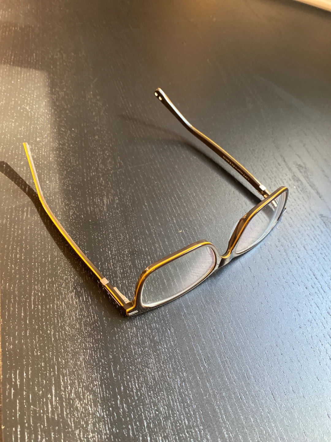 Brown & Gold Eyeglasses with Case - photo 2