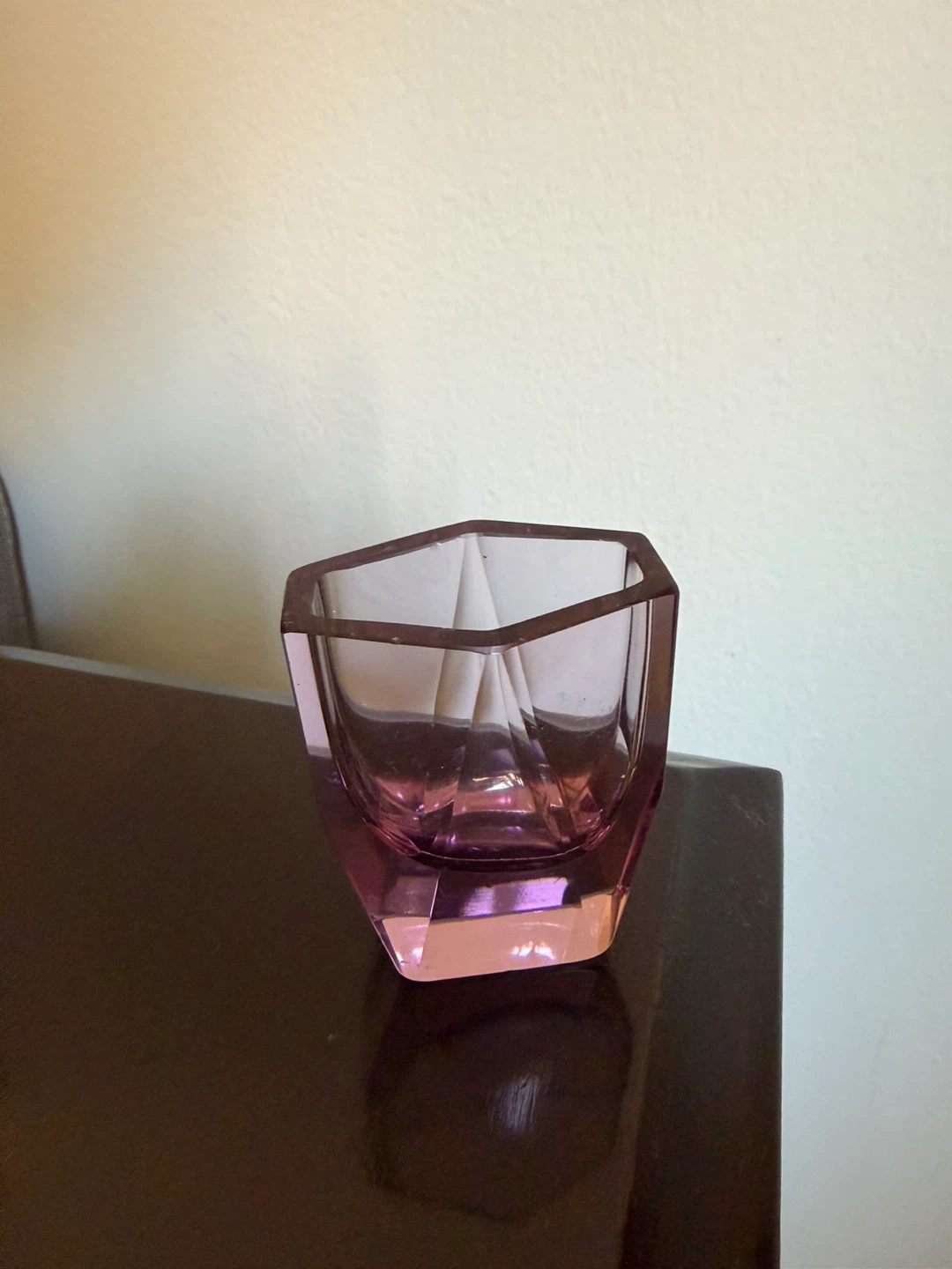 Venetian Murano Small Pink Glass Vase - photo 2