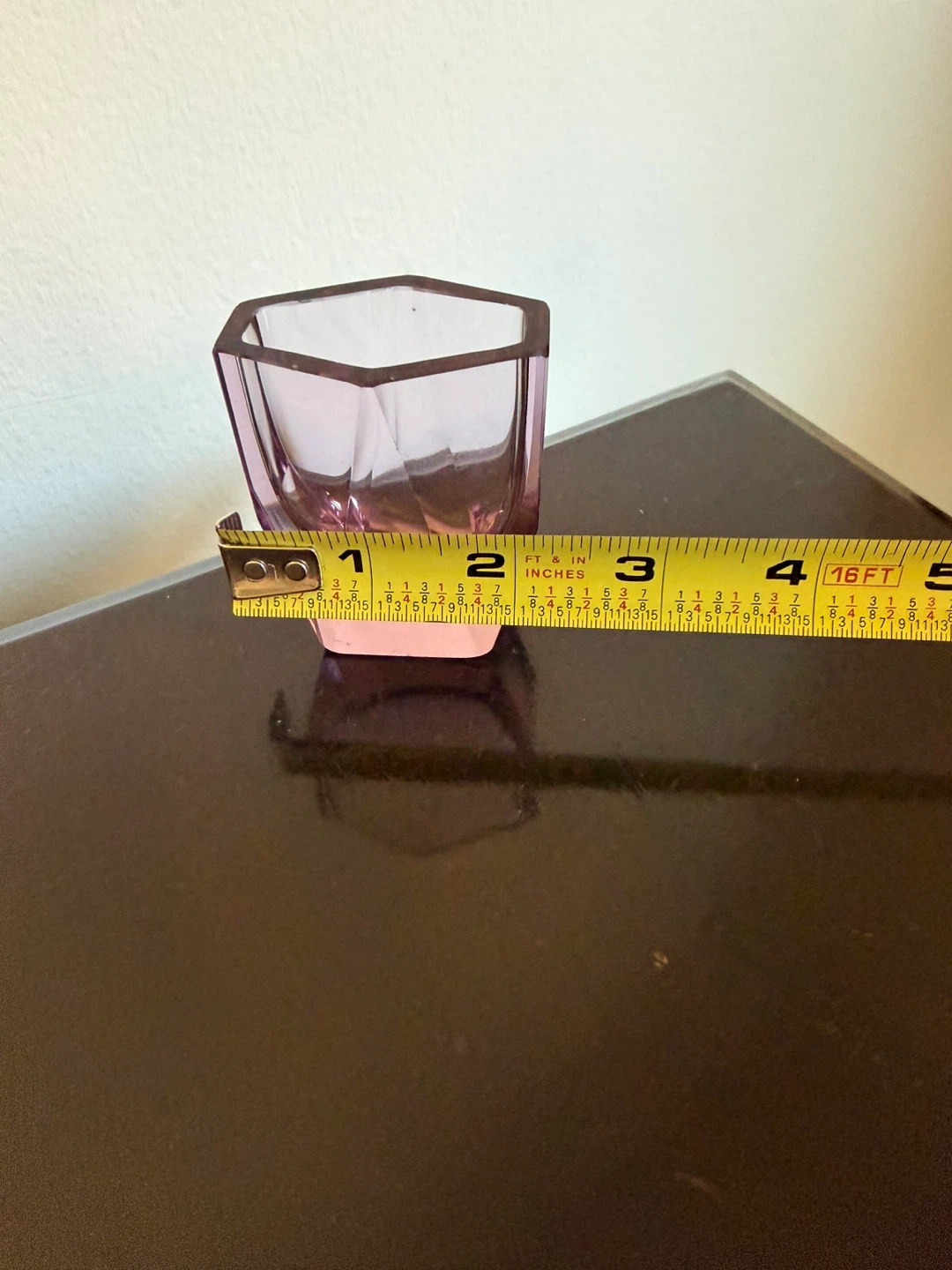 Venetian Murano Small Pink Glass Vase - photo 4