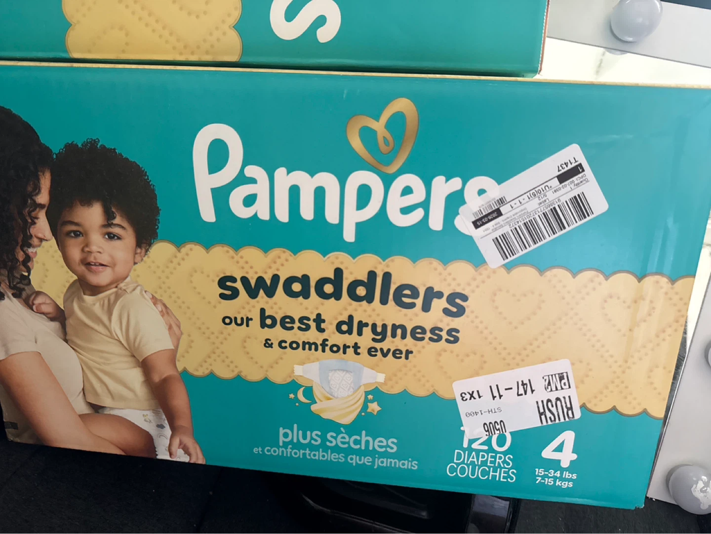 Pampers Swaddlers Diapers Size 4, 120 Count