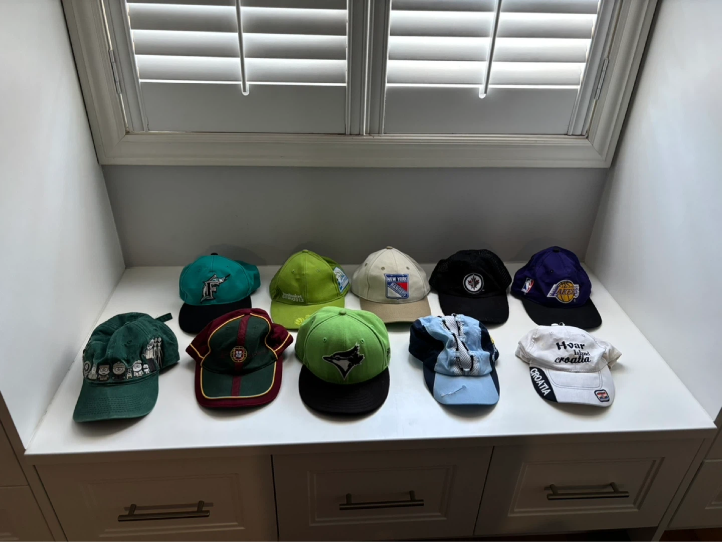 Assorted Baseball Caps Collection