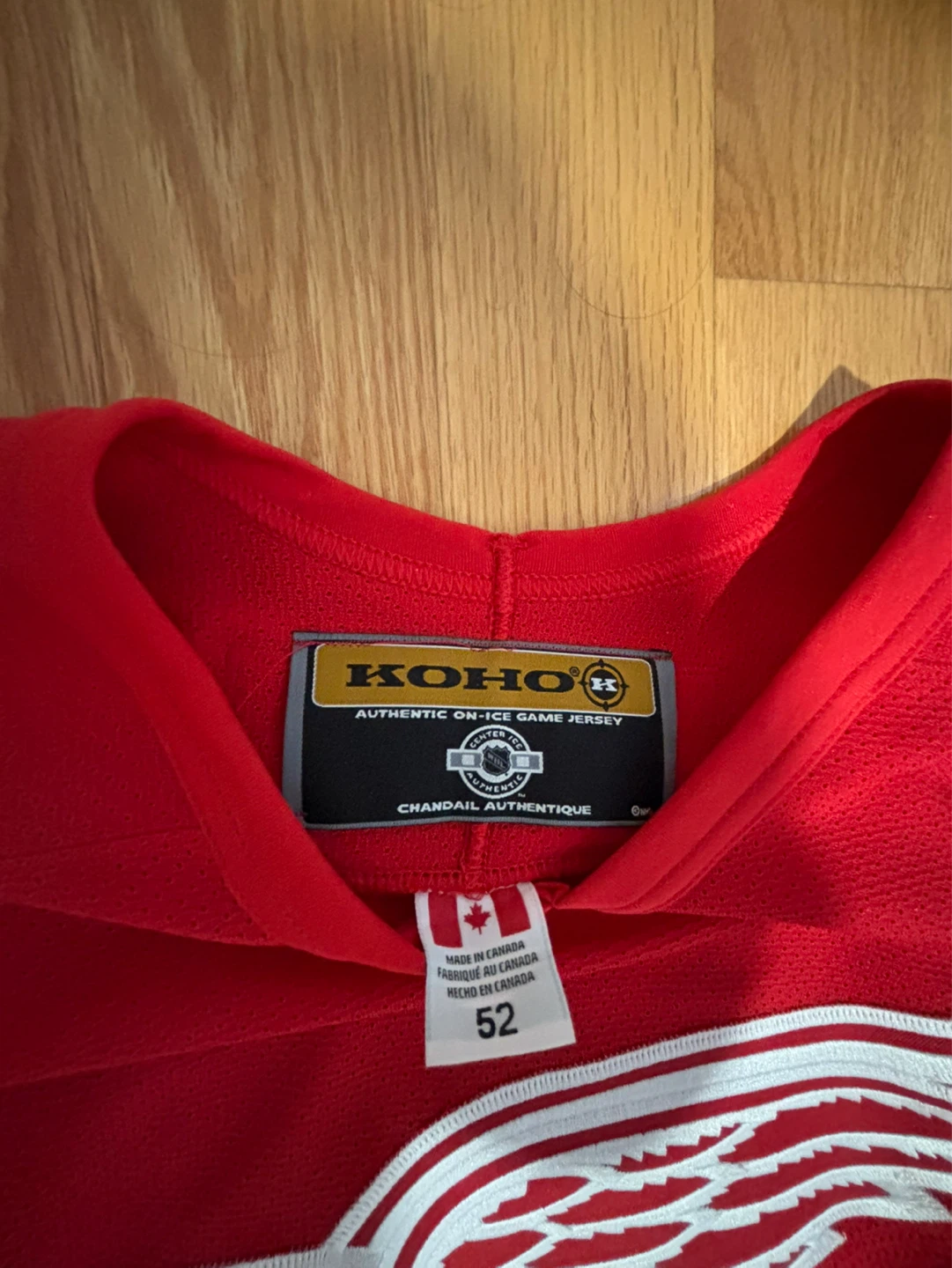 Koho Authentic On-Ice Game Jersey - Red - Size 52 - photo 4