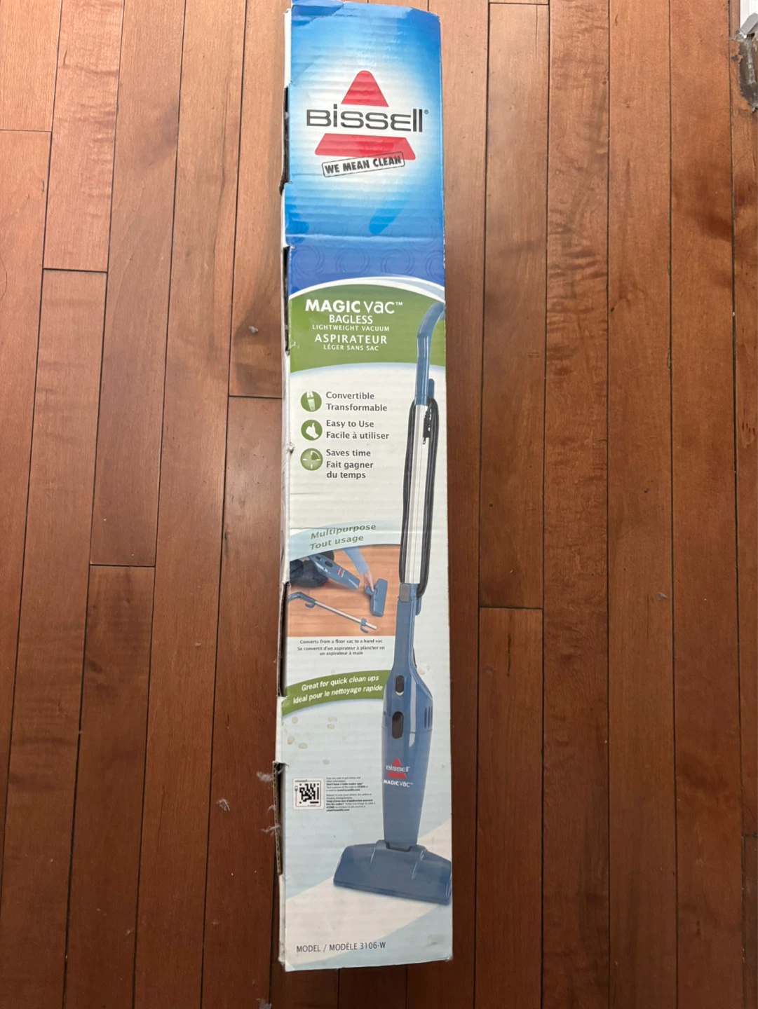 Bissell Magic Vac Bagless Lightweight Vacuum 3106-W
