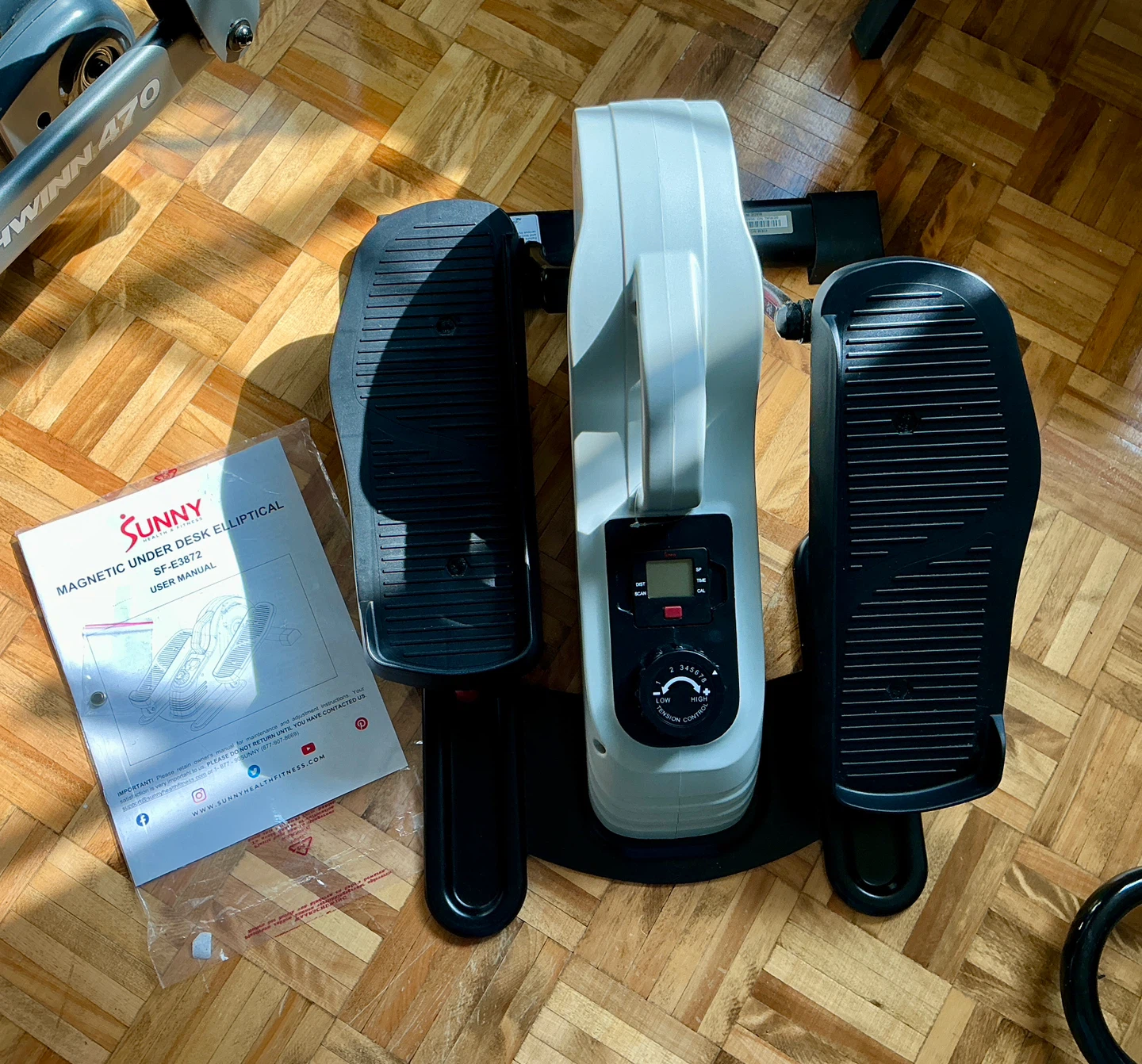 Sunny Under Desk Elliptical Exercise Machine – Like New
