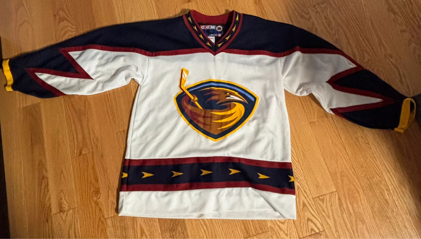CCM Atlanta Thrashers Hockey Jersey Size Medium