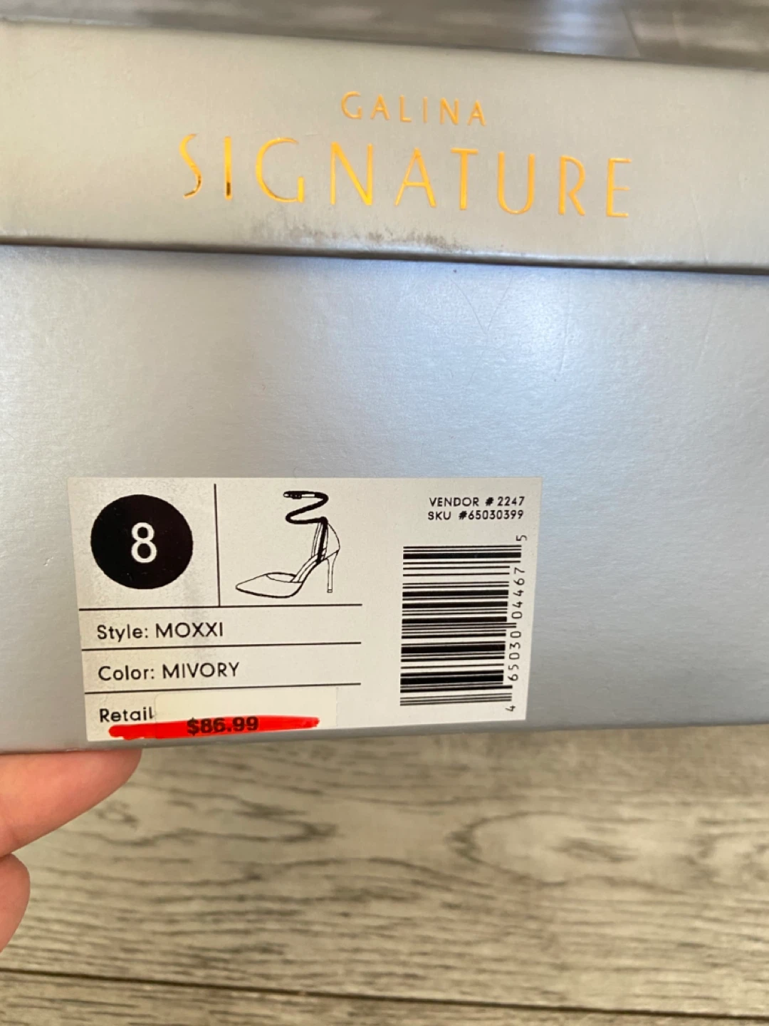 Galina Signature MOXXI Heels - Size 8 - Ivory - photo 2