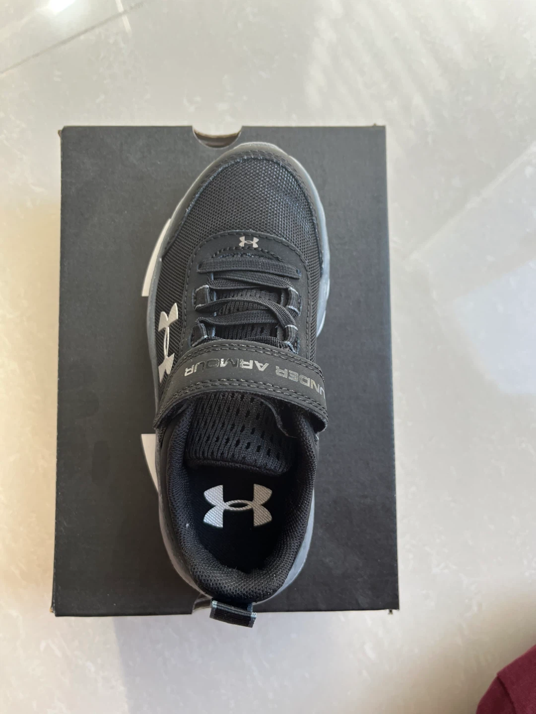 Under Armour UA PS Assert 8 AC Shoes - Black - Size 12K - photo 2