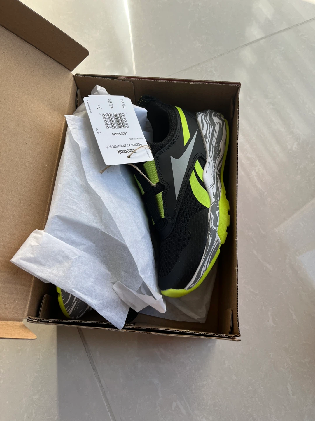 Reebok XT Sprinter Slip Kids Shoes Size 12 - photo 2