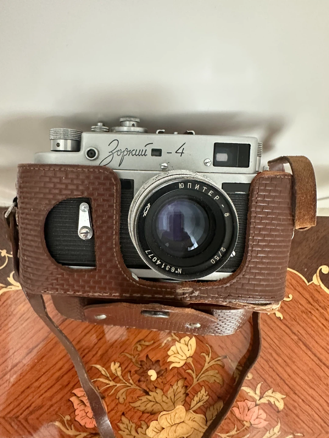 Zorki-4 35mm Film Camera with Jupiter-8 Lens and Case - photo 3
