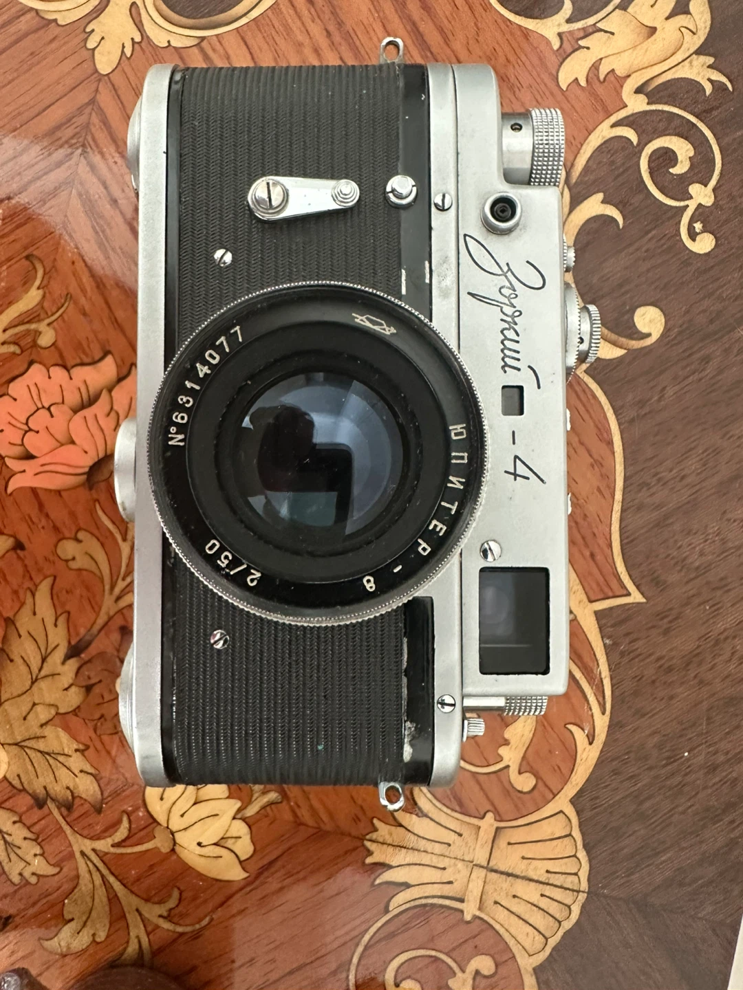 Zorki-4 35mm Film Camera with Jupiter-8 Lens and Case