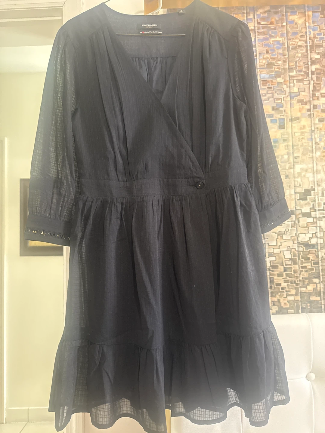Scotch & Soda Black Dress Size 36