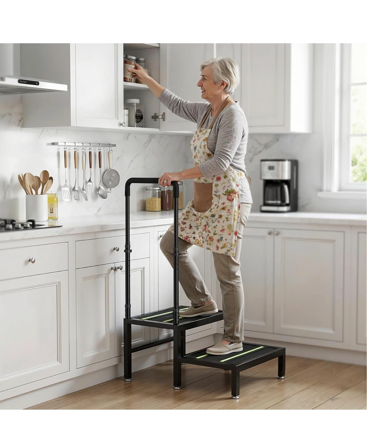 2 Step Stool with Handle for Elderly and Adults S2S - photo 4