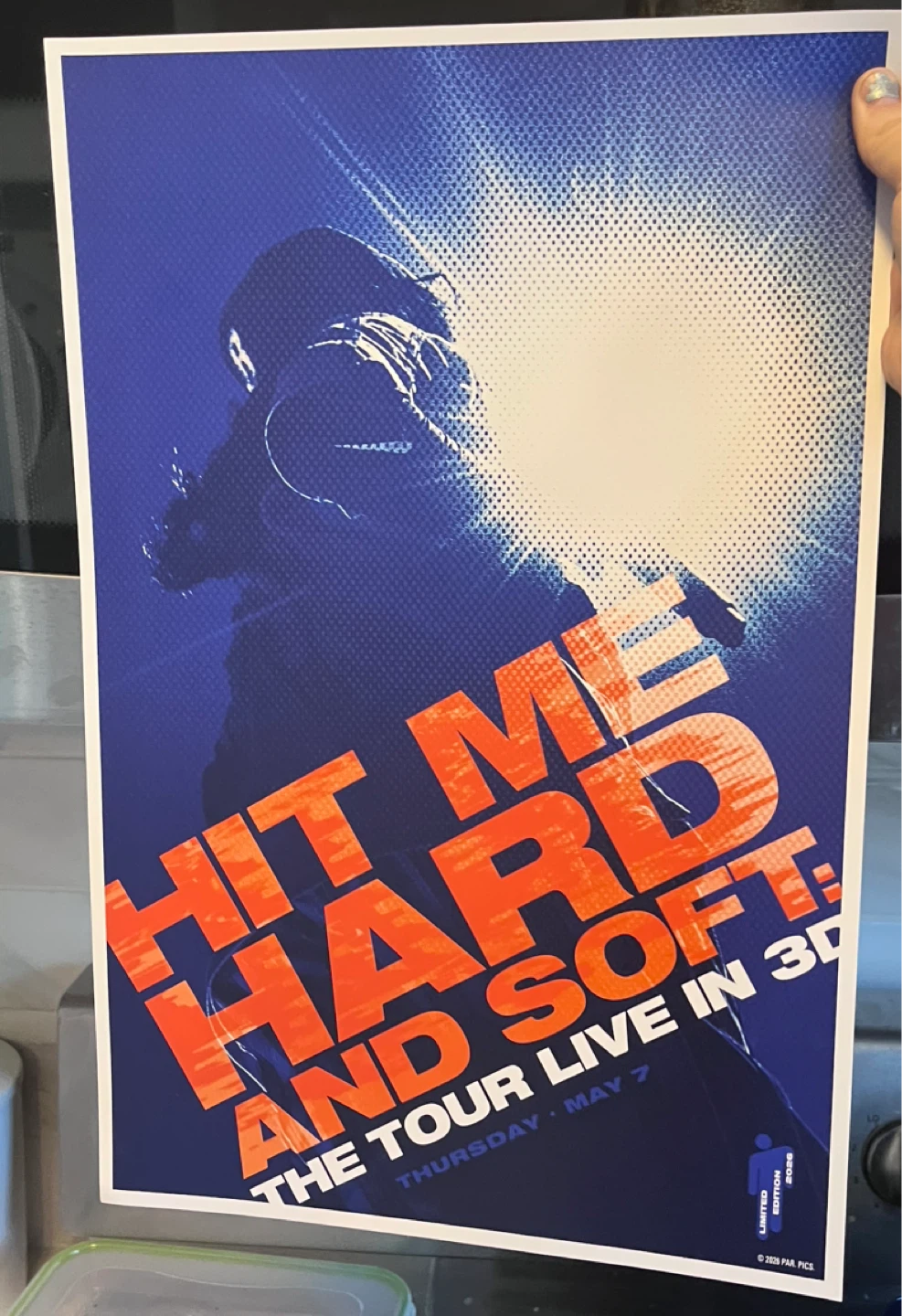 Billie Eilish "Hit Me Hard and Soft" Tour Poster