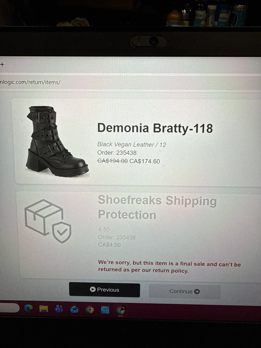 Demonia Bratt-118 Black Vegan Leather Boots
