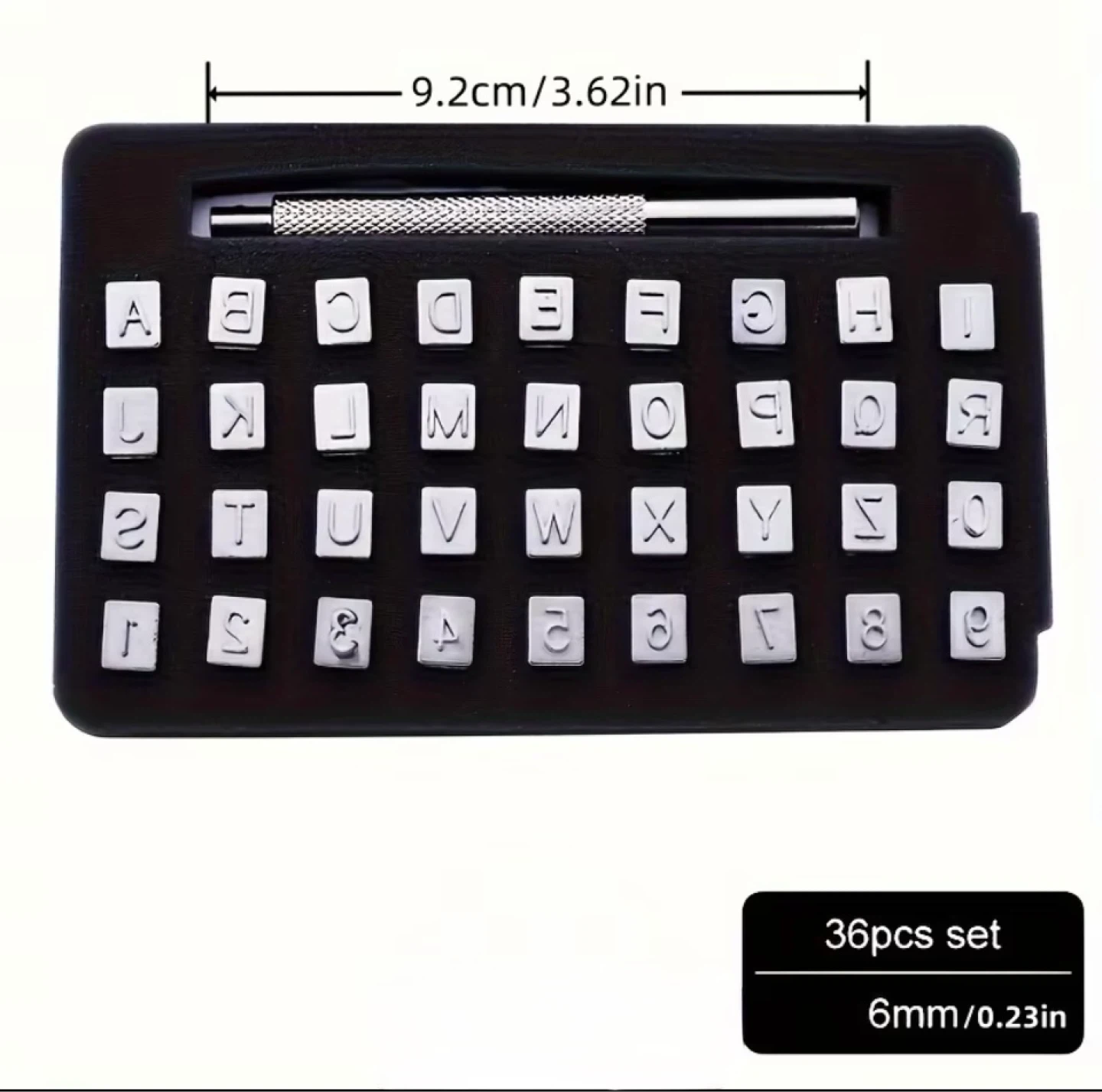 Metal Stamp Set 36pcs 6mm Letter Punch Tool