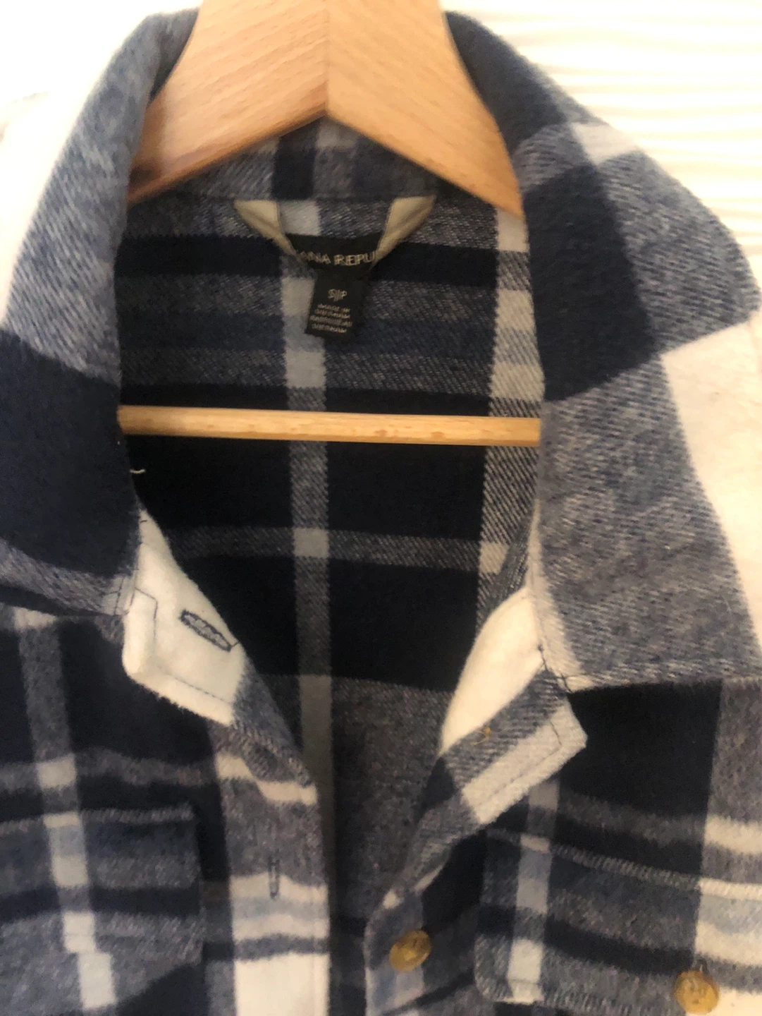 Banana Republic Plaid Shirt Jacket - Size S