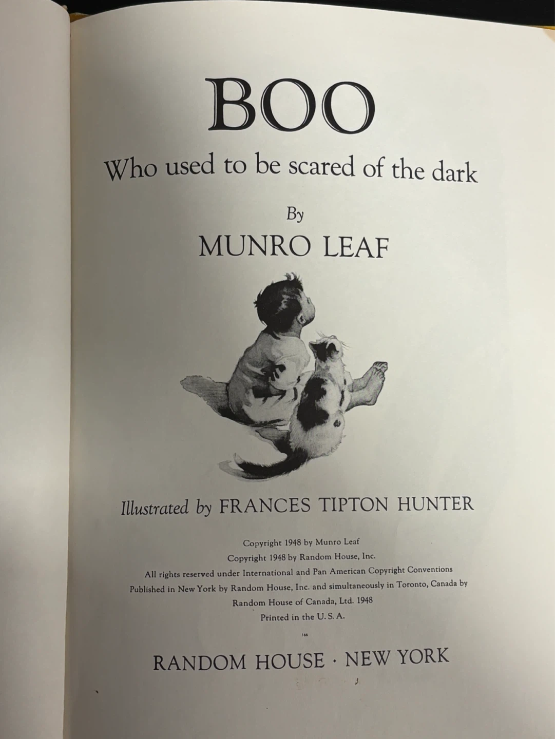 (1948) Boo Who Used to Be Scared of the Dark Book by Munro Leaf - photo 5