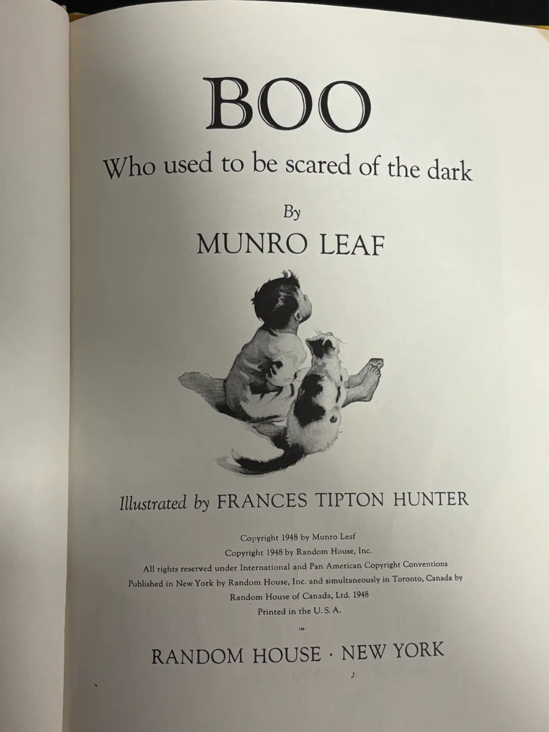 (1948) Boo Who Used to Be Scared of the Dark Book by Munro Leaf - photo 5