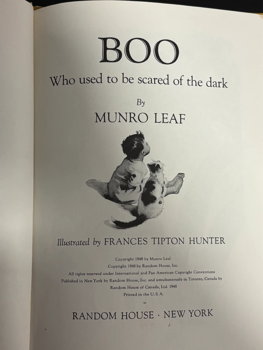 (1948) Boo Who Used to Be Scared of the Dark Book by Munro Leaf - photo 4