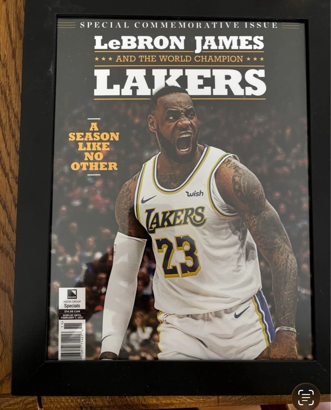 LeBron James Lakers Special Commemorative Issue Magazine