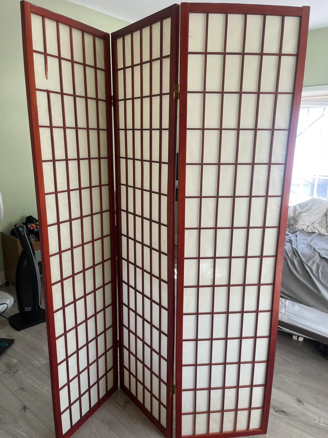 3-Panel Room Divider Screen - photo 2
