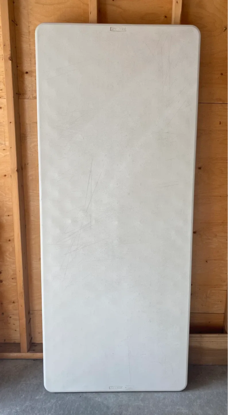 Lifetime 6 ft Commercial Folding Table - White - photo 5