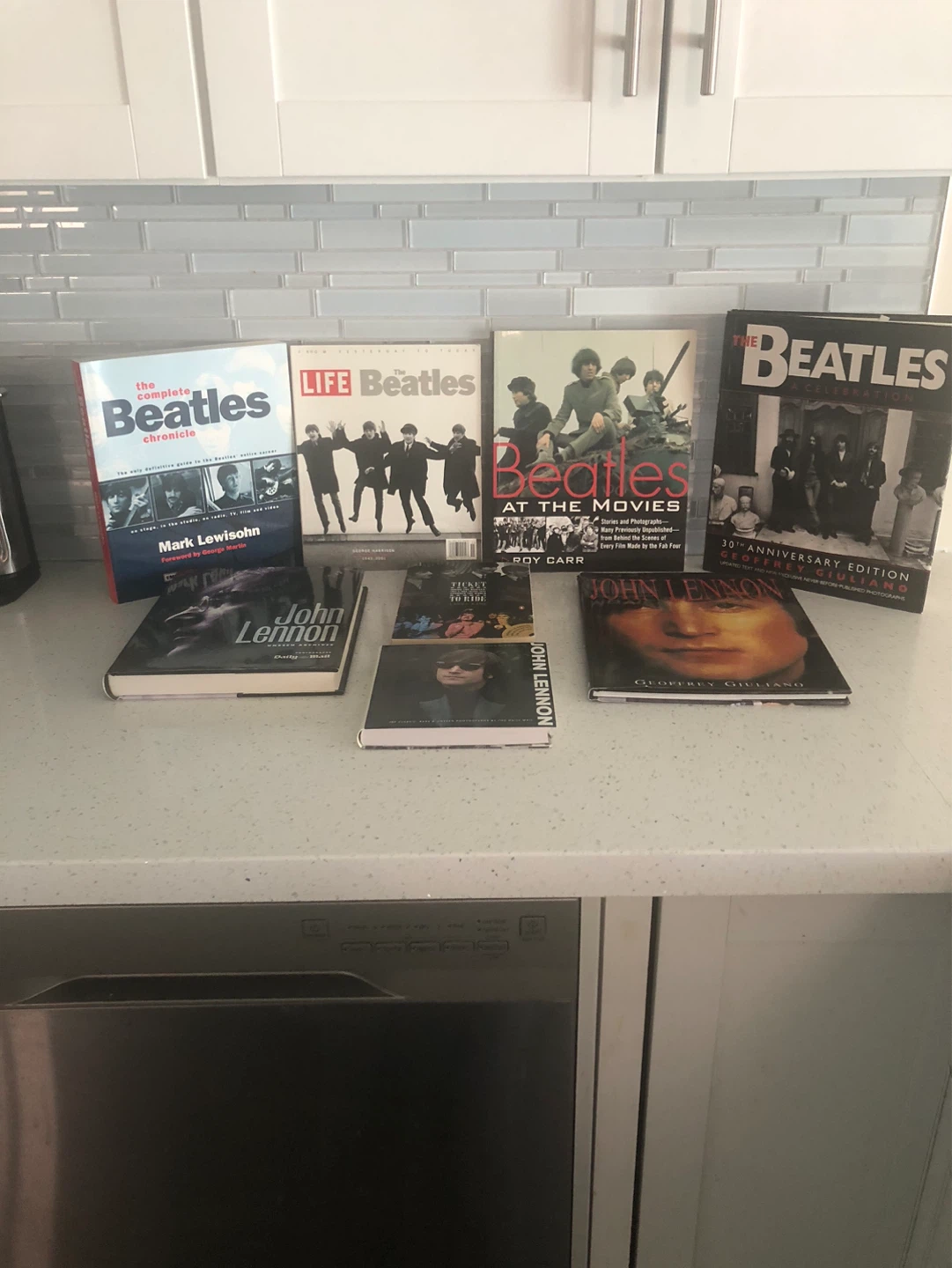 Collection of Beatles and John Lennon Books