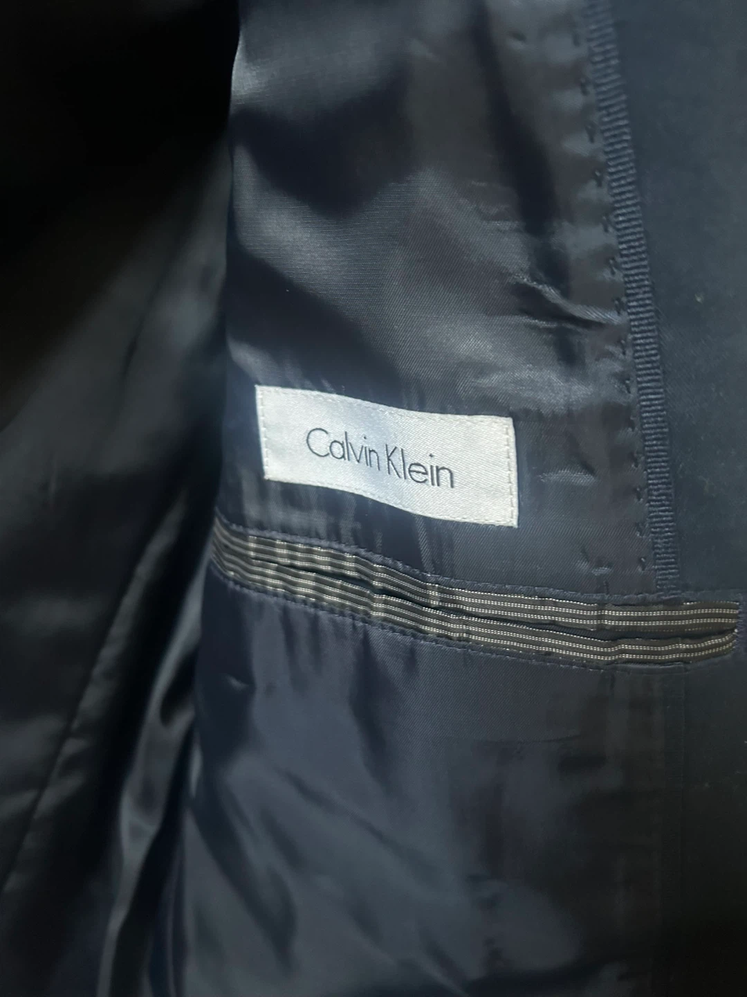 Calvin Klein Navy Blue Blazer Mens Medium - photo 2