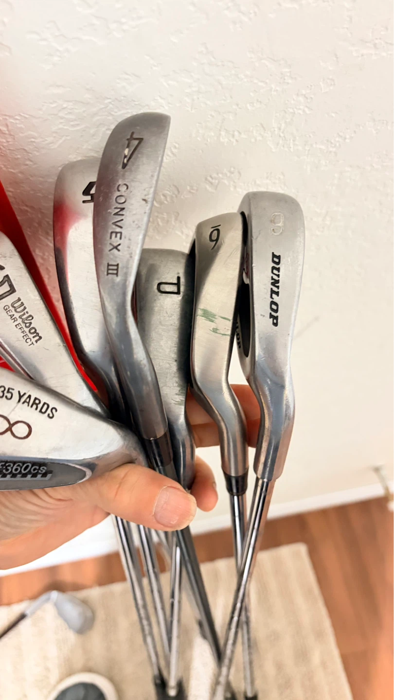 Set of Golf Clubs - Wilson, Dunlop, and Convex III - photo 2