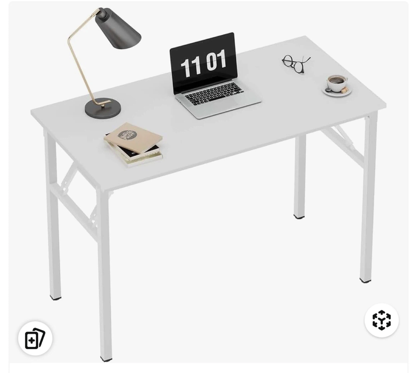 White Folding Desk