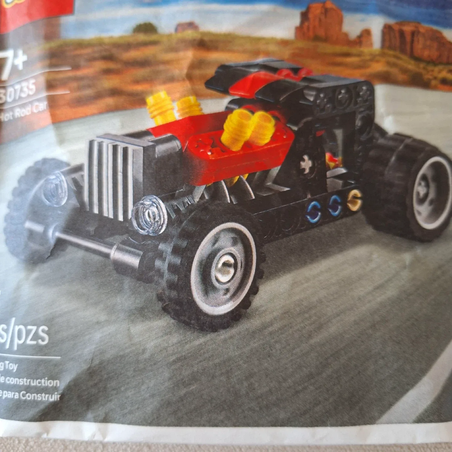 LEGO Technic Hot Rod Car Building Toy (83 pcs) - photo 3