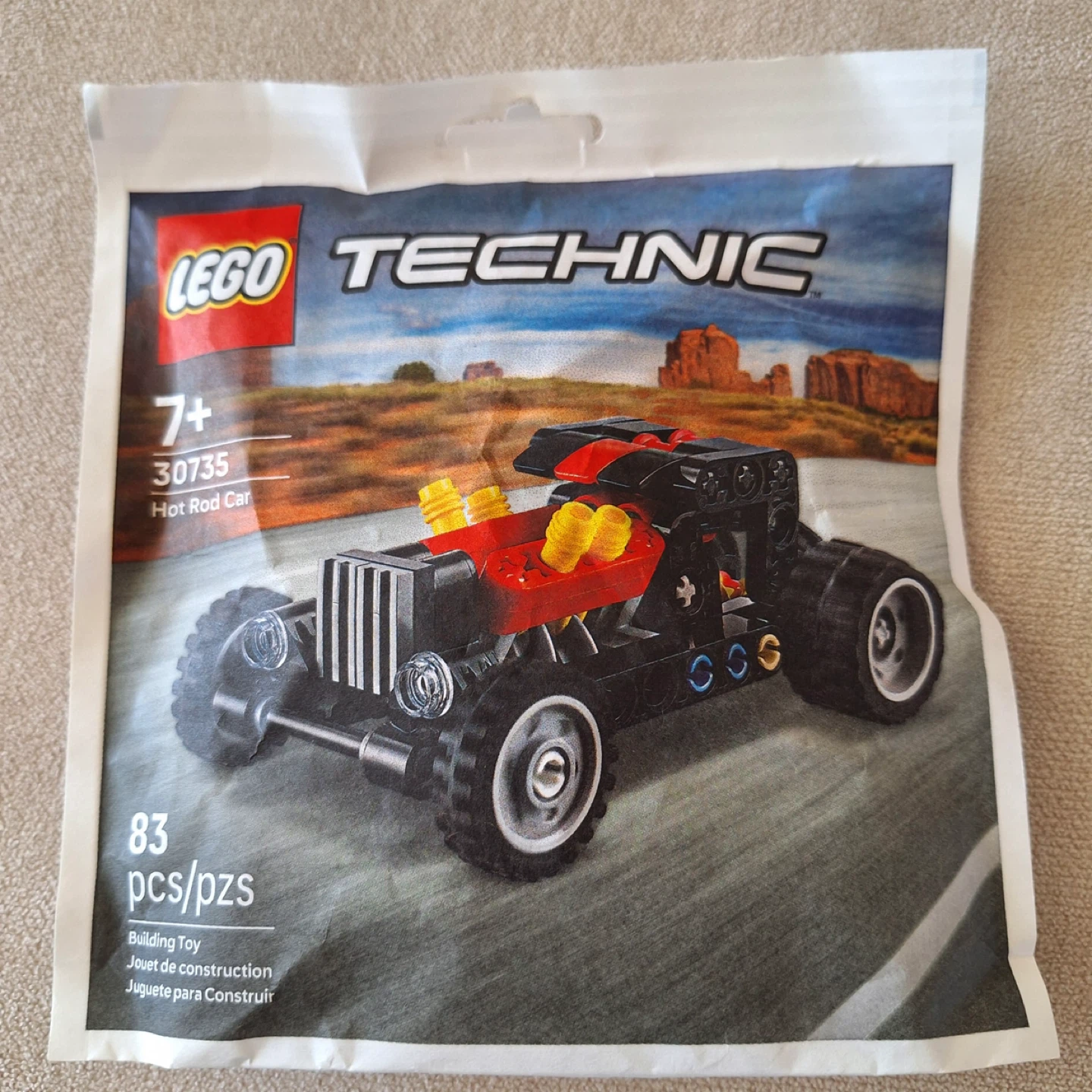 LEGO Technic Hot Rod Car Building Toy (83 pcs)