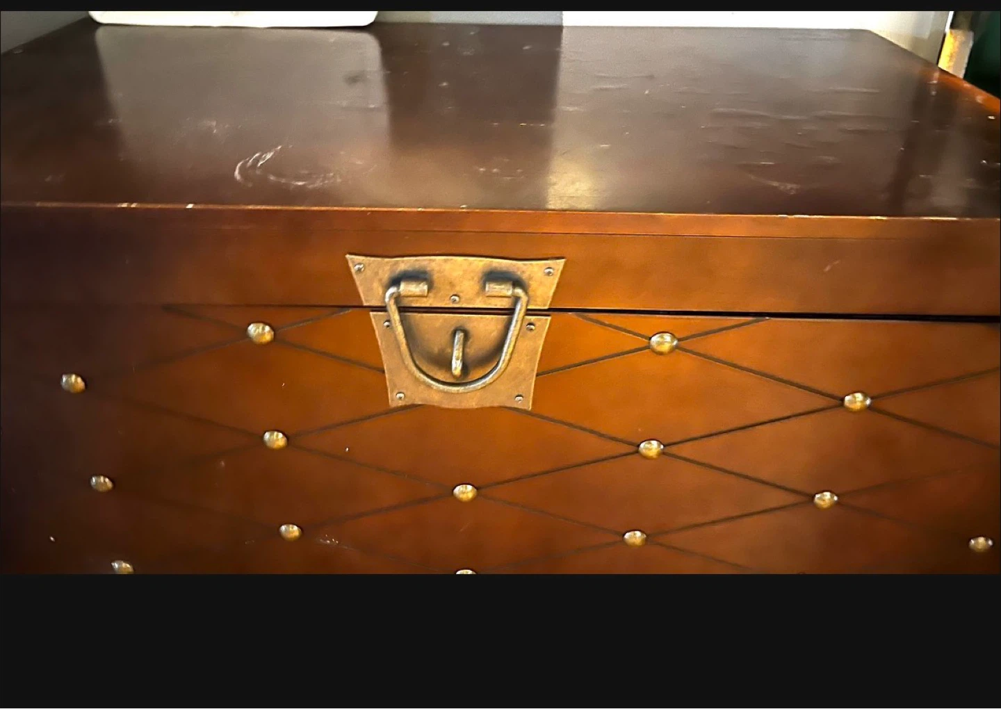 Wooden Storage Chest Trunk