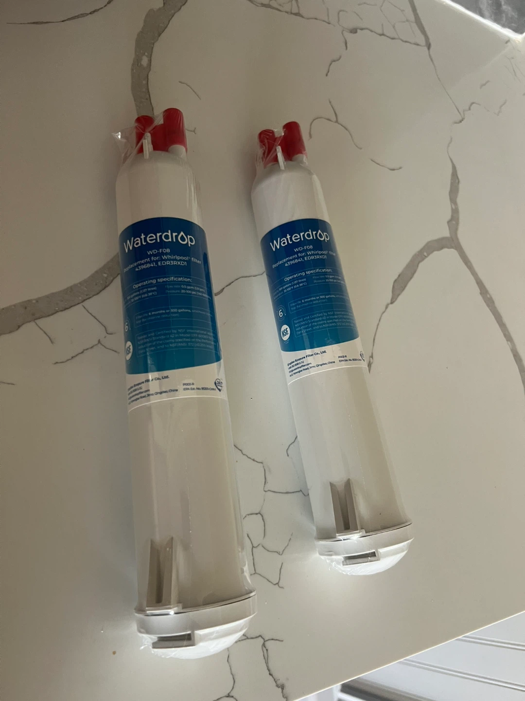 NEW Waterdrop WD-F08 Refrigerator Water Filter (2-Pack) - photo 2
