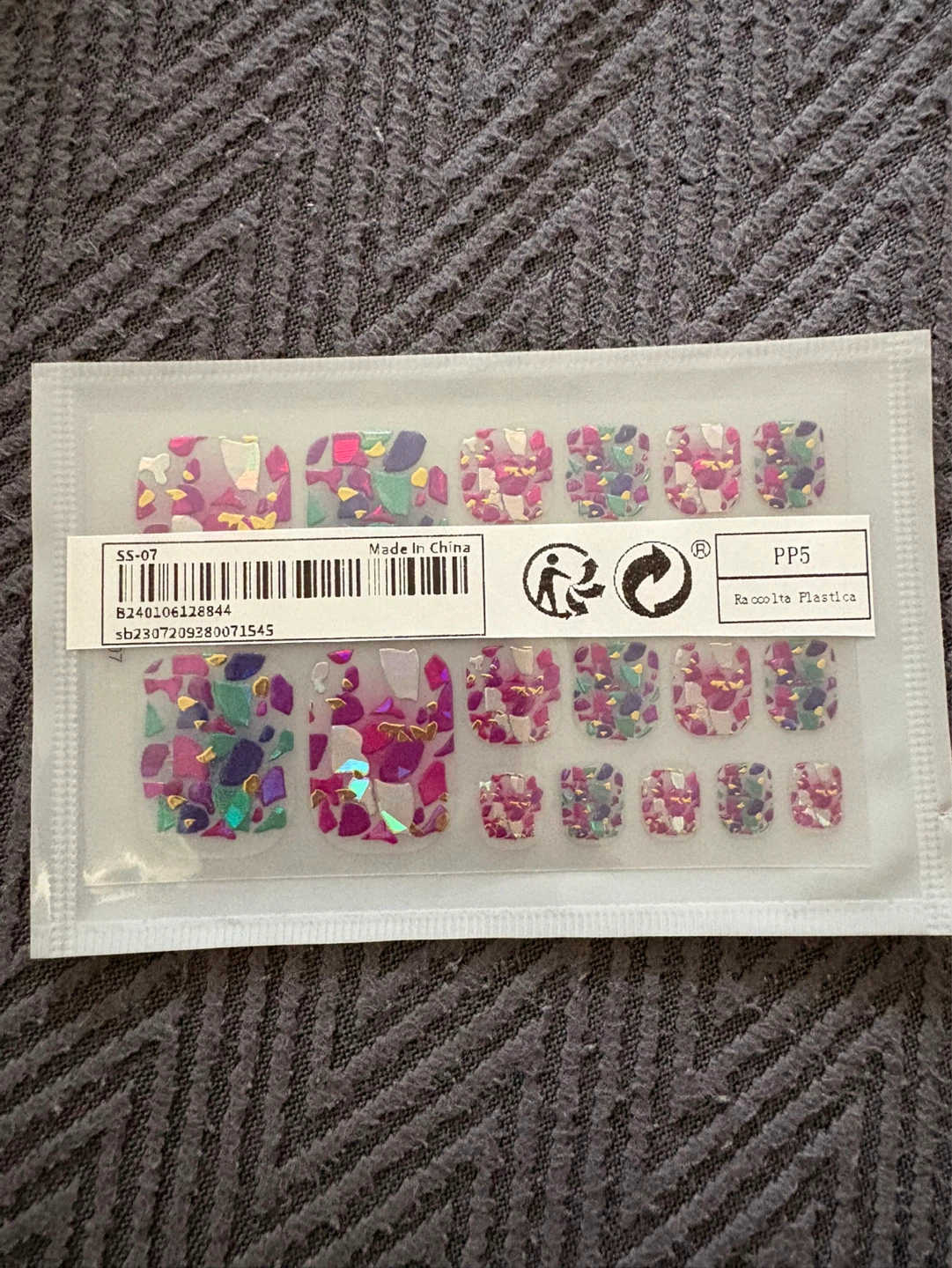Colorful Toe Nail Art Stickers