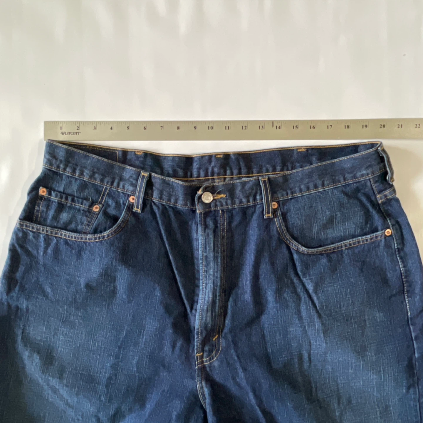 Levi's 569 Blue Denim Shorts. Size 40 Men's - photo 5