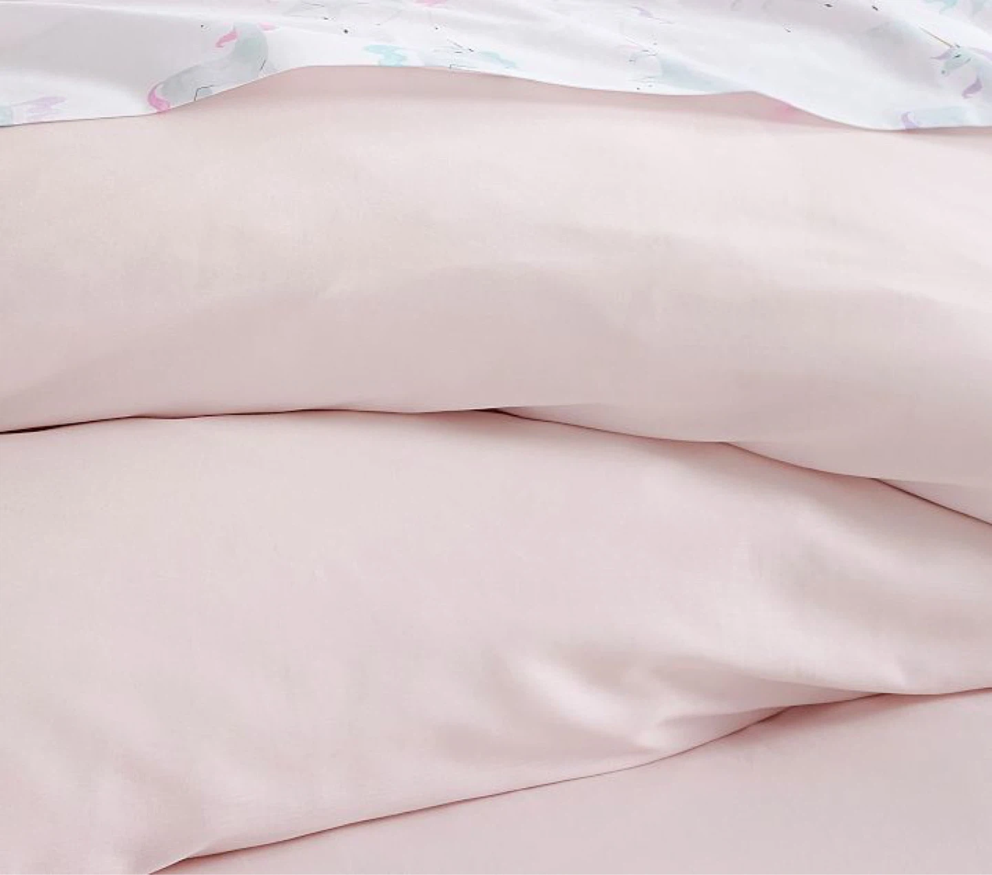 Super Soft Organic Sateen Duvet Cover & Shams (Light Pink) - photo 3