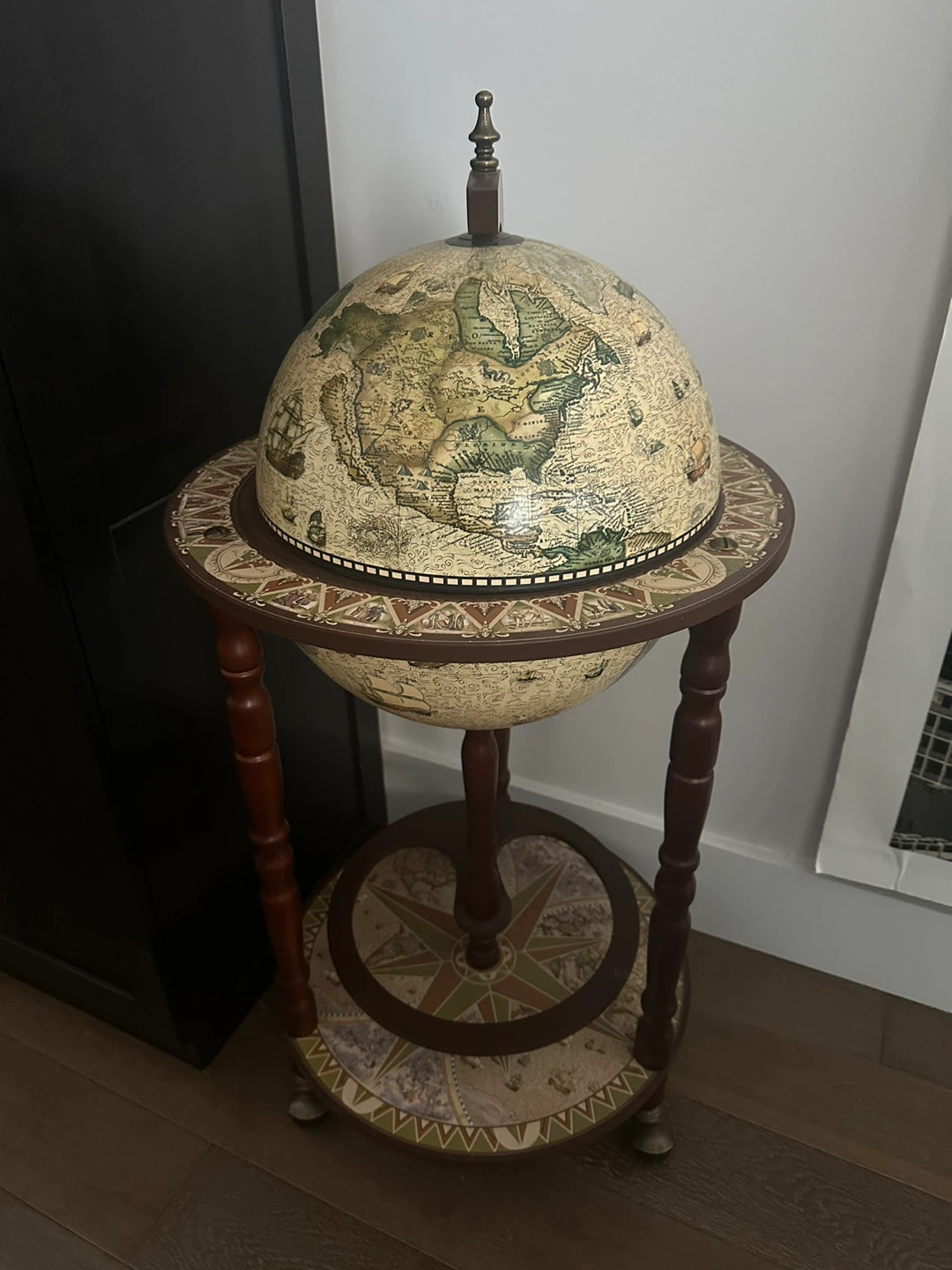 Globe Bar Cart