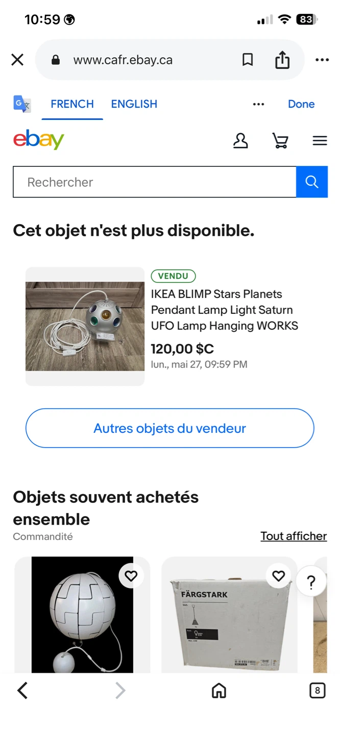 IKEA T0329 BLIMP Pendant Lamp - photo 4